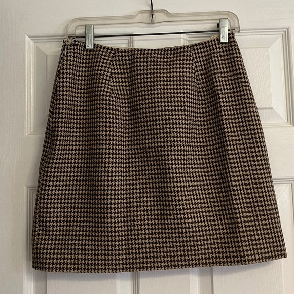 Ralph Lauren Wool Houndstooth midi skirt - Picture 3 of 12